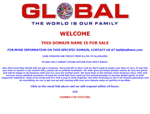 Tablet Screenshot of globaljetsales.com